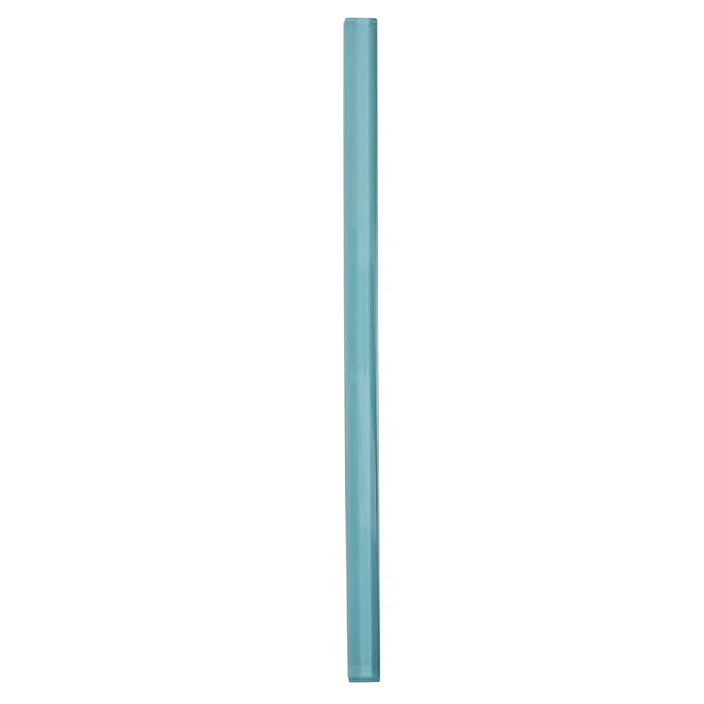 Glacier Aqua Polished Glass Pencil Liner | Tile Club