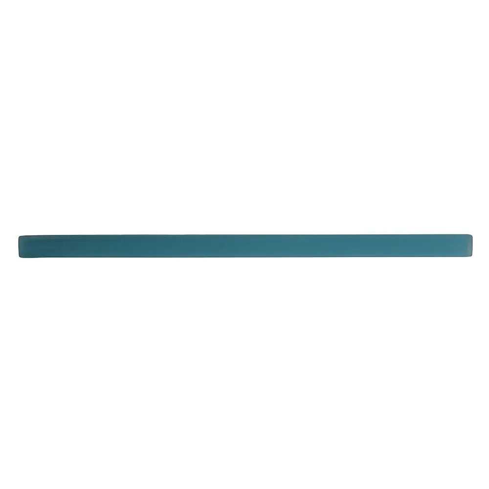 Glacier Laguna Blue Frosted Glass Pencil Liner | Tile Club