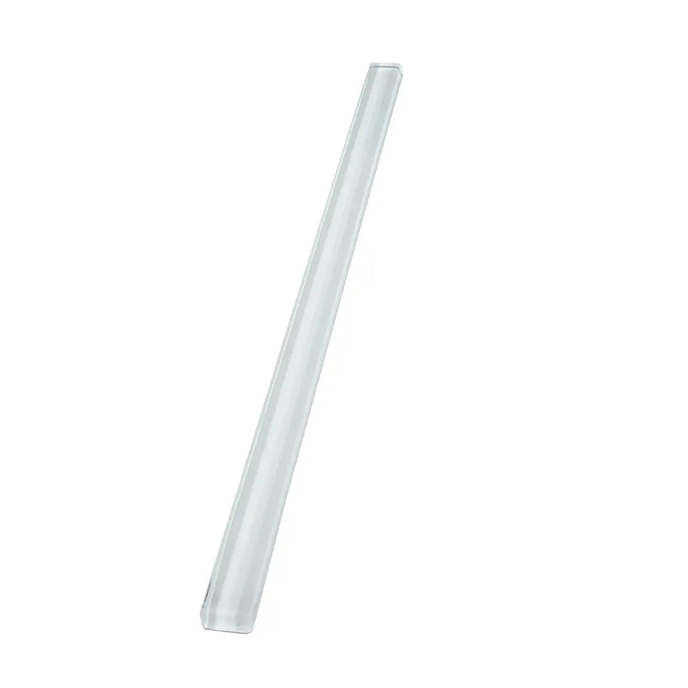 Glacier Pure White Polished Glass Pencil Liner | Tile Club