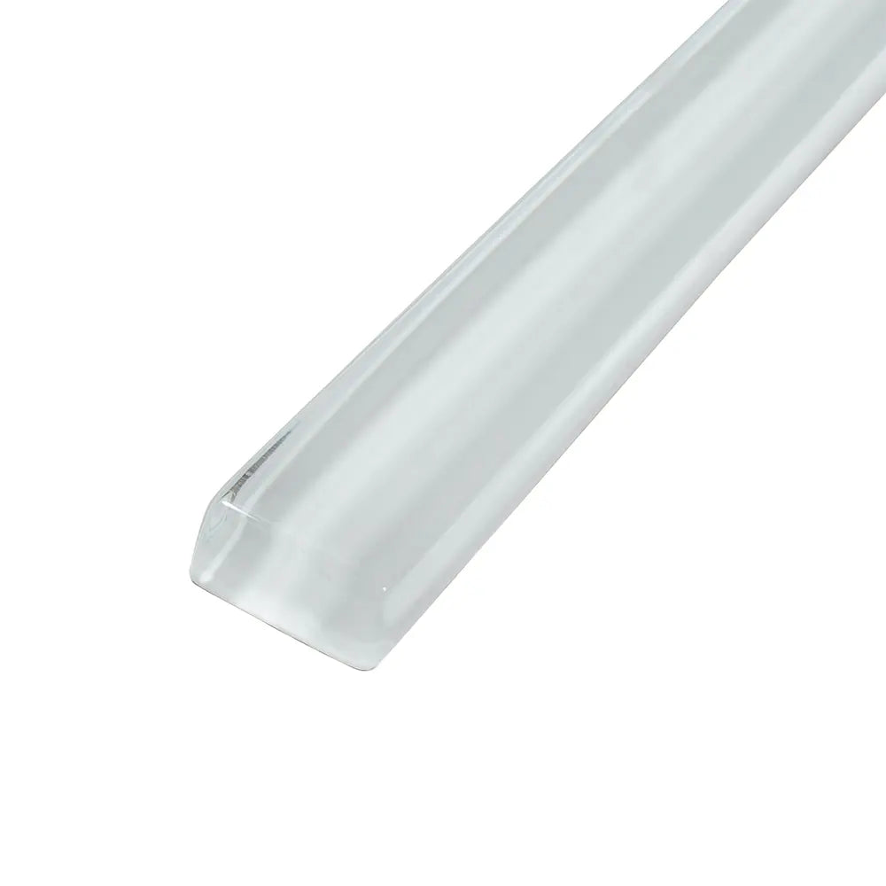 Glacier Pure White Polished Glass Pencil Liner | Tile Club