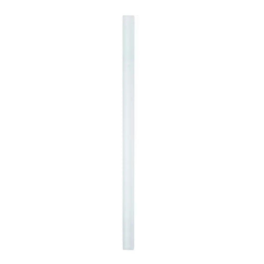 Glacier Pure White Frosted Glass Pencil Liner | Tile Club