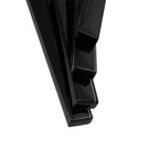 Glacier Black Polished Glass Pencil Liner | Tile Club