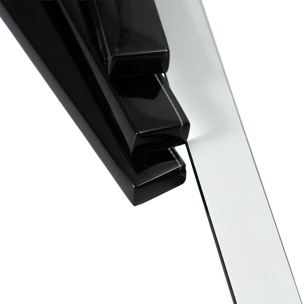 Glacier Black Polished Glass Pencil Liner | Tile Club