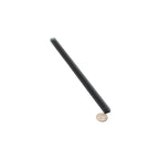 Glacier Black Frosted Glass Pencil Liner | Tile Club
