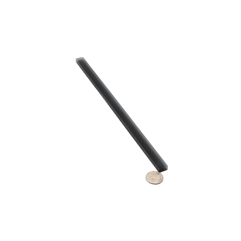 Glacier Black Frosted Glass Pencil Liner | Tile Club
