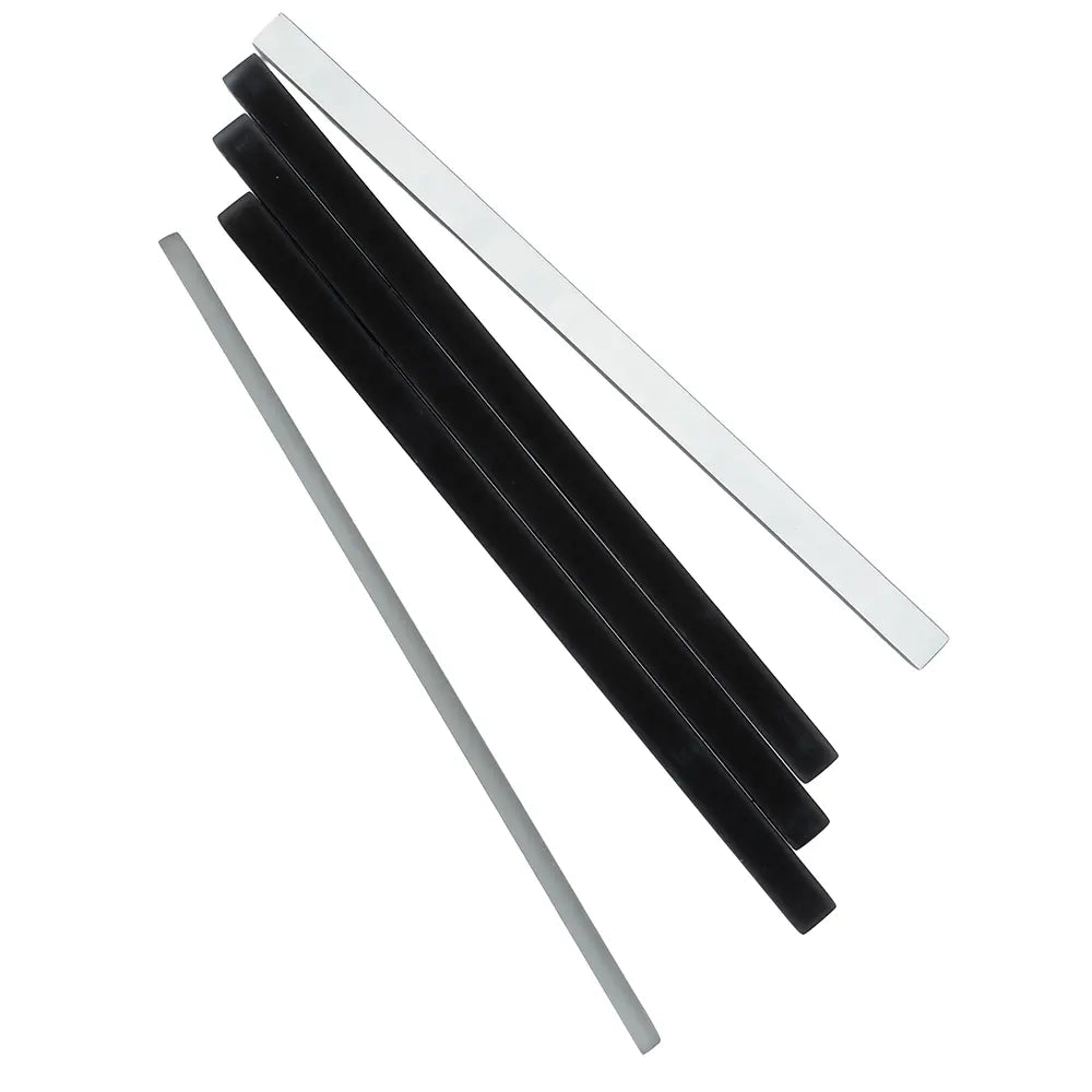 Glacier Black Frosted Glass Pencil Liner | Tile Club