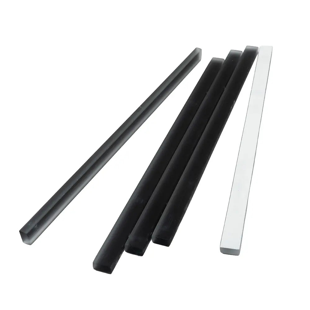 Glacier Black Frosted Glass Pencil Liner | Tile Club