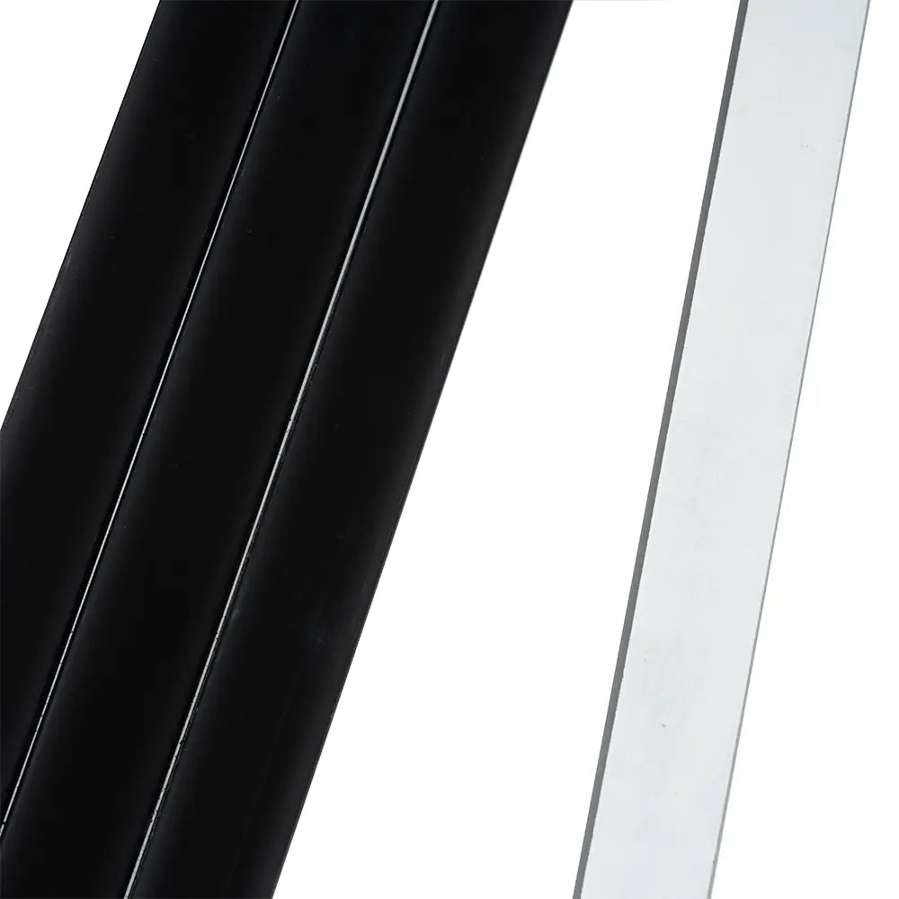 Glacier Black Frosted Glass Pencil Liner | Tile Club