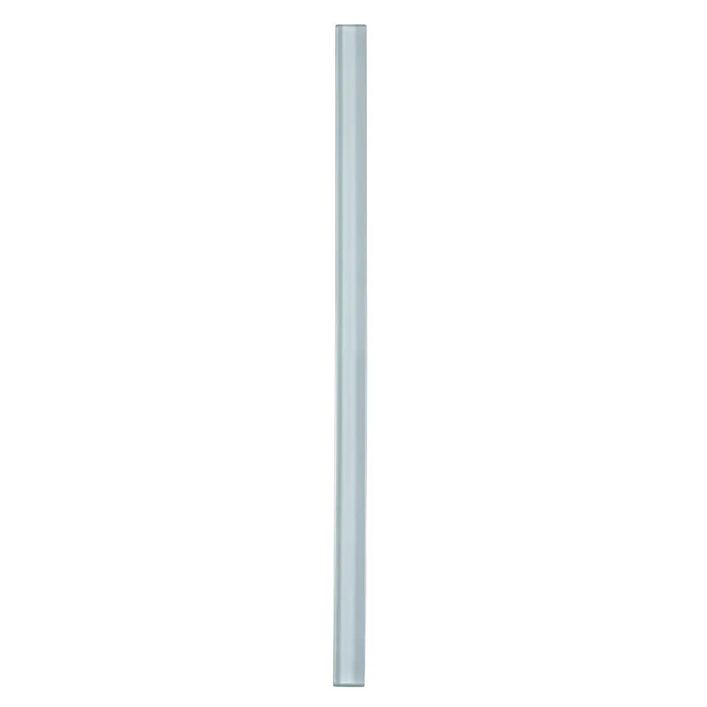 Glacier Aura Gray Polished Glass Pencil Liner | Tile Club