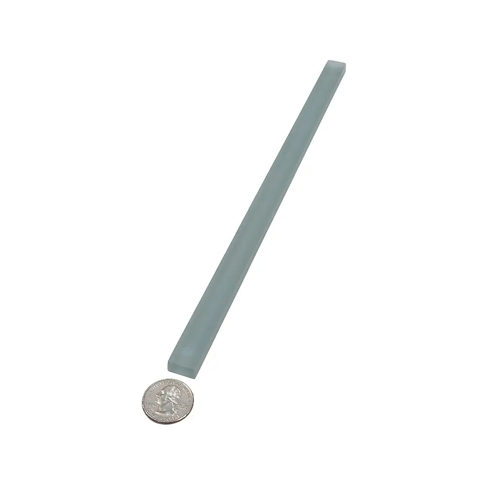 Glacier Gray Frosted Glass Pencil Liner | Tile Club