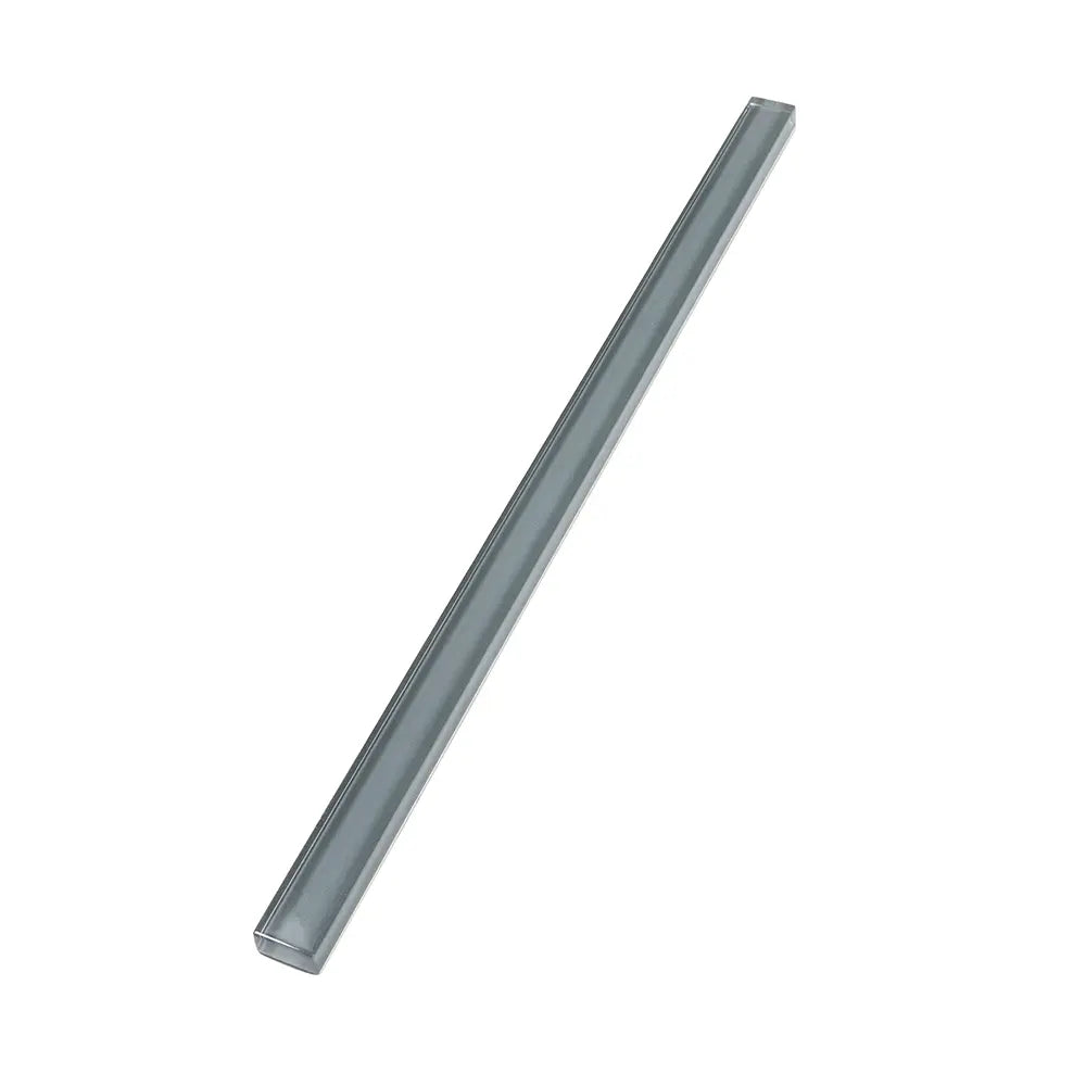 Glacier Dark Gray Polished Glass Pencil Liner | Tile Club