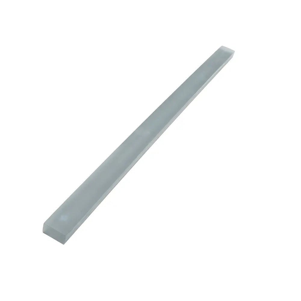 Glacier Dark Gray Frosted Glass Pencil Liner | Tile Club