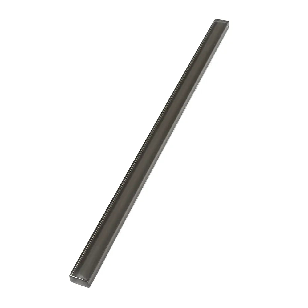 Glacier Ash Gray Polished Glass Pencil Liner | Tile Club