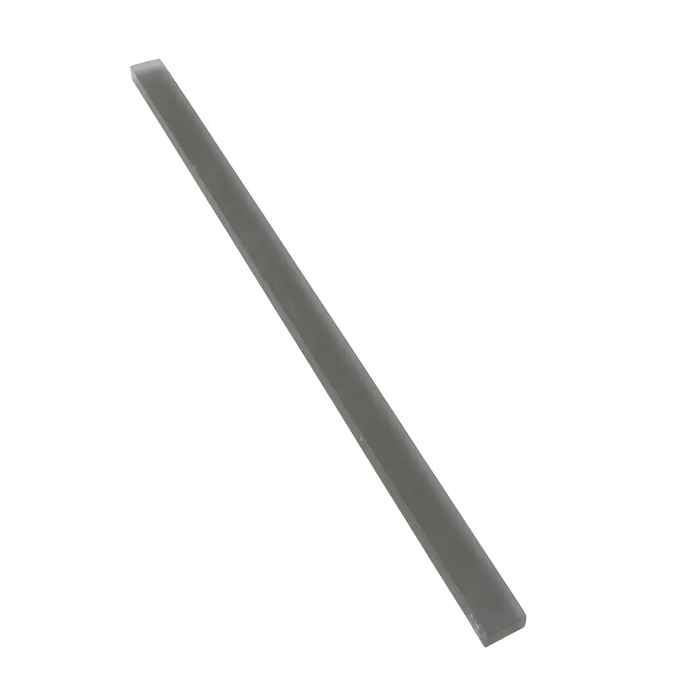 Glacier Ash Gray Frosted Glass Pencil Liner | Tile Club