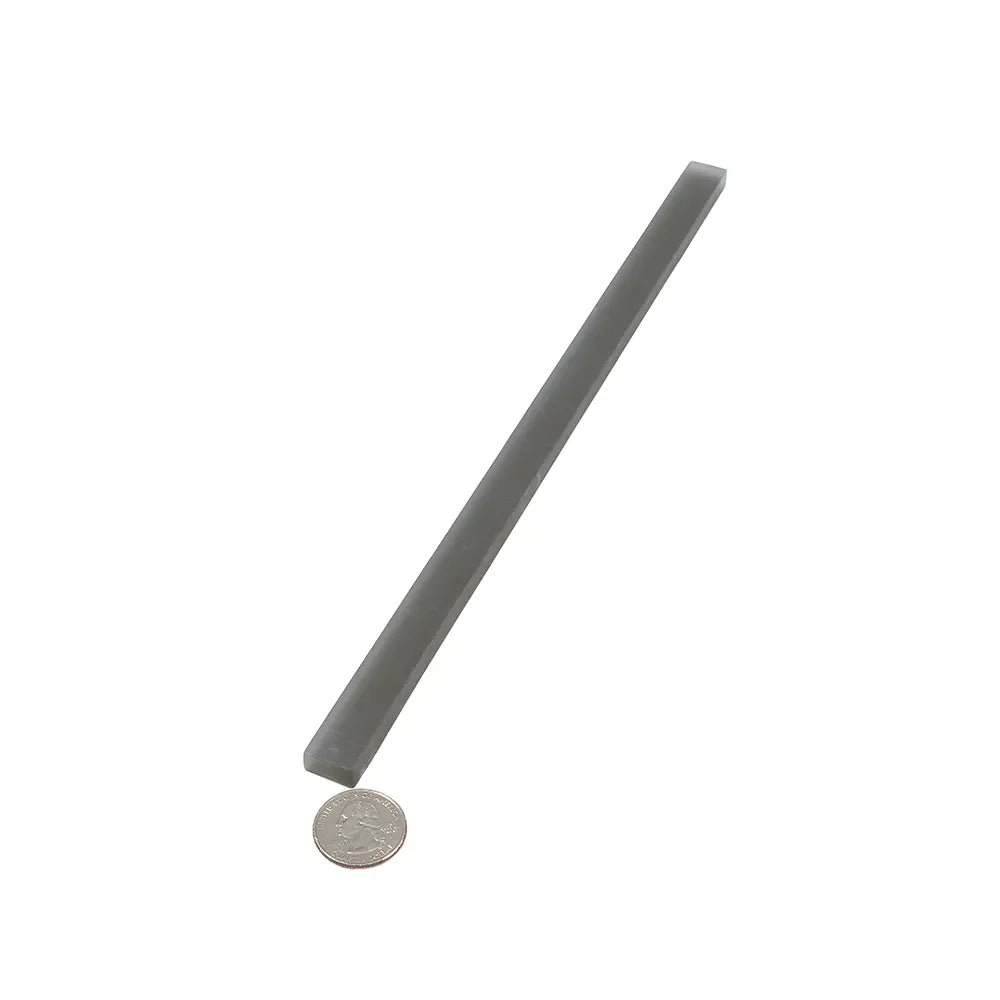 Glacier Ash Gray Frosted Glass Pencil Liner | Tile Club