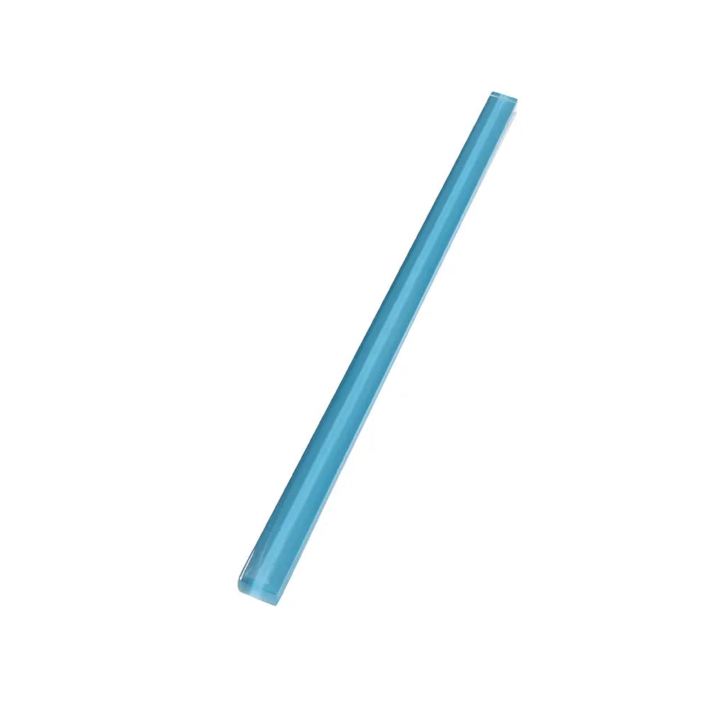 Glacier Ocean Blue Polished Glass Pencil Liner | Tile Club