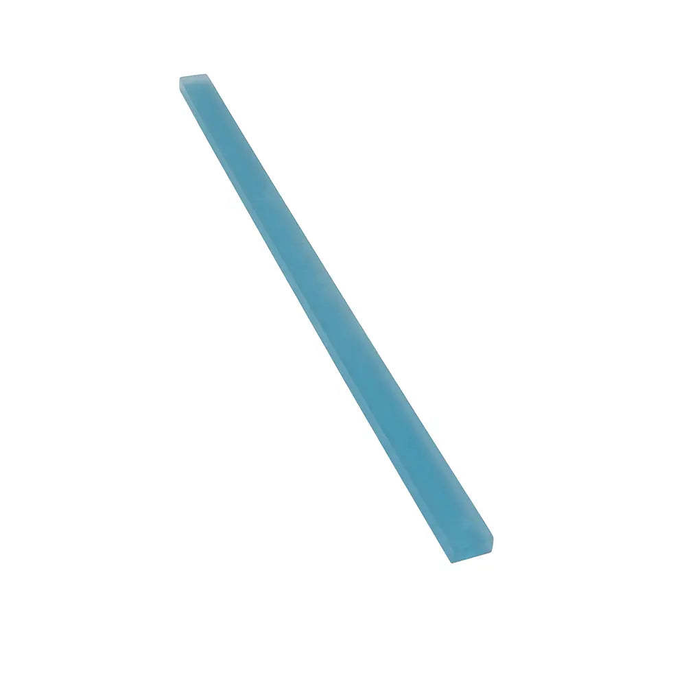 Glacier Ocean Blue Frosted Glass Pencil Liner | Tile Club