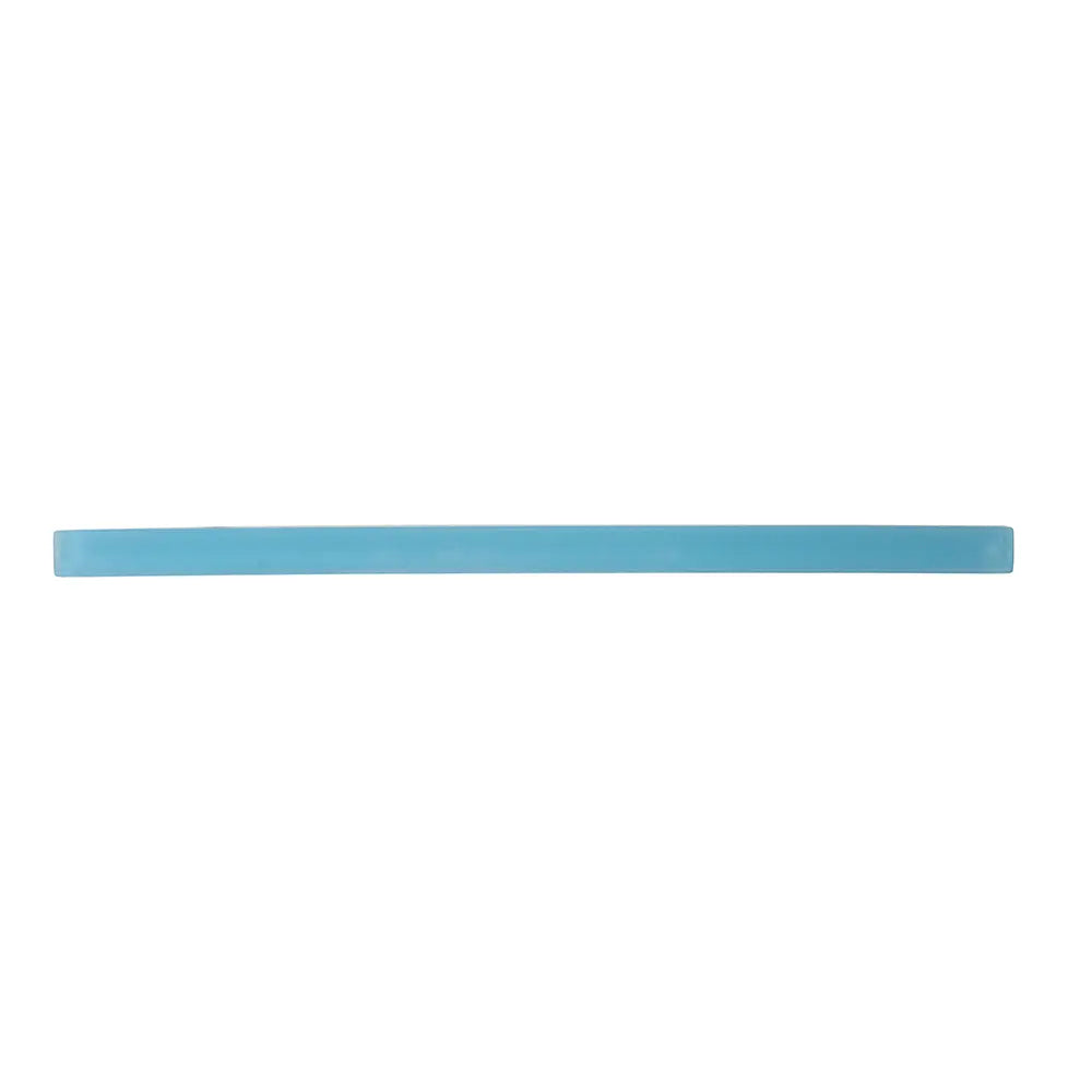 Glacier Ocean Blue Frosted Glass Pencil Liner | Tile Club