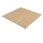 Solstrand White Oak Geometric Parquet Tile 40X40 | Tile Club