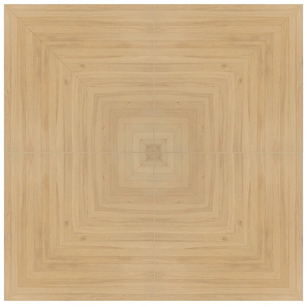 Solstrand White Oak Geometric Parquet Tile 40X40 | Tile Club
