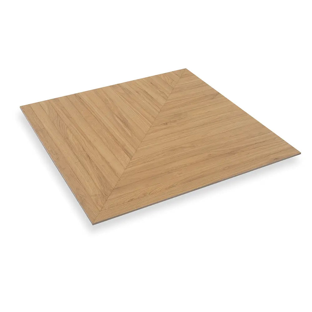 Solstrand Honey Oak Geometric Parquet Tile 40X40 | Tile Club