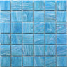 Ocean Surf Glossy 2" Mixed Squares Glass Pool Tile