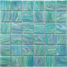 Mermaid Lagoon 2" Mixed Squares Glass Pool Tile