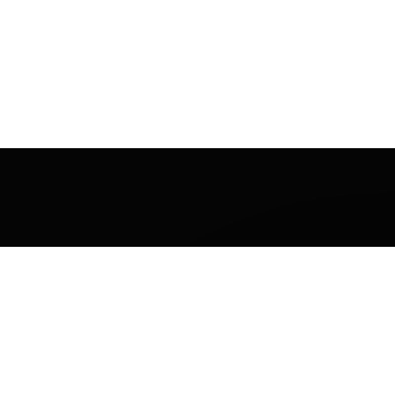 Glacier Black 4X16 Frosted Glass Tile | Tile Club