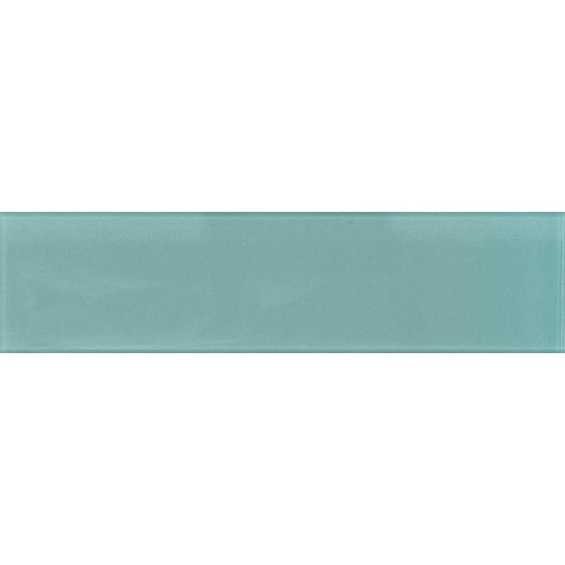 Glacier Aqua 4X16 Polished Glass Tile