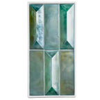 Prism Jade Beveled Brick Cast Glass Mosaic Tile | Tile Club