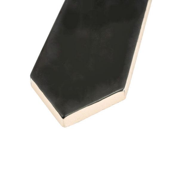 Сlose-up black ceramic tile