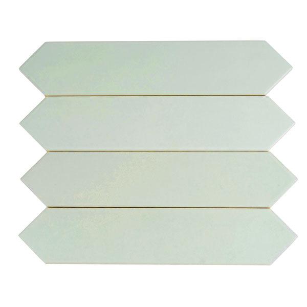 4 Mint green ceramic tiles