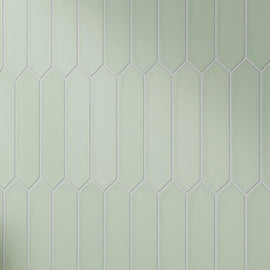 Palisades Mint Picket Ceramic Tile