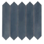 5 Navy blue ceramic tiles