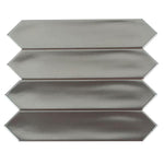 4 Silver ceramic tiles