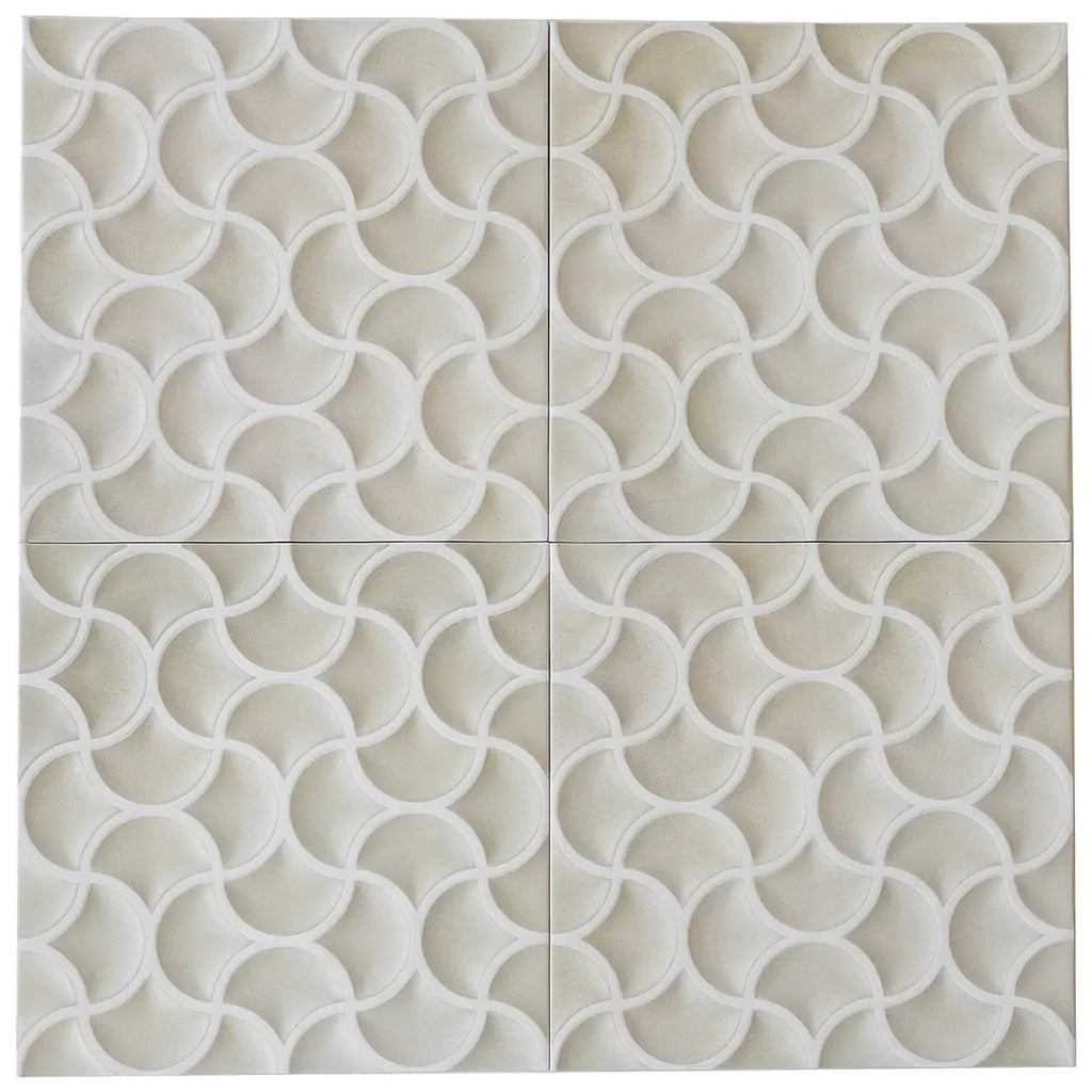 Sultana Mesh Crema Porcelain Tile 13x13