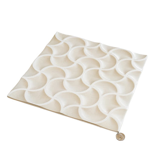 Sultana Mesh Crema Porcelain Tile 13x13 | Tile Club