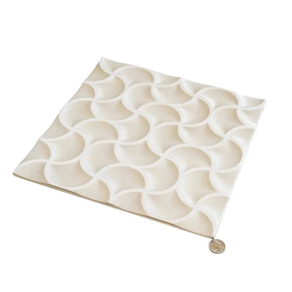 Sultana Mesh Crema Porcelain Tile 13x13 | Tile Club