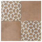 Sultana Mesh Sienna Porcelain Tile 13x13 | Tile Club