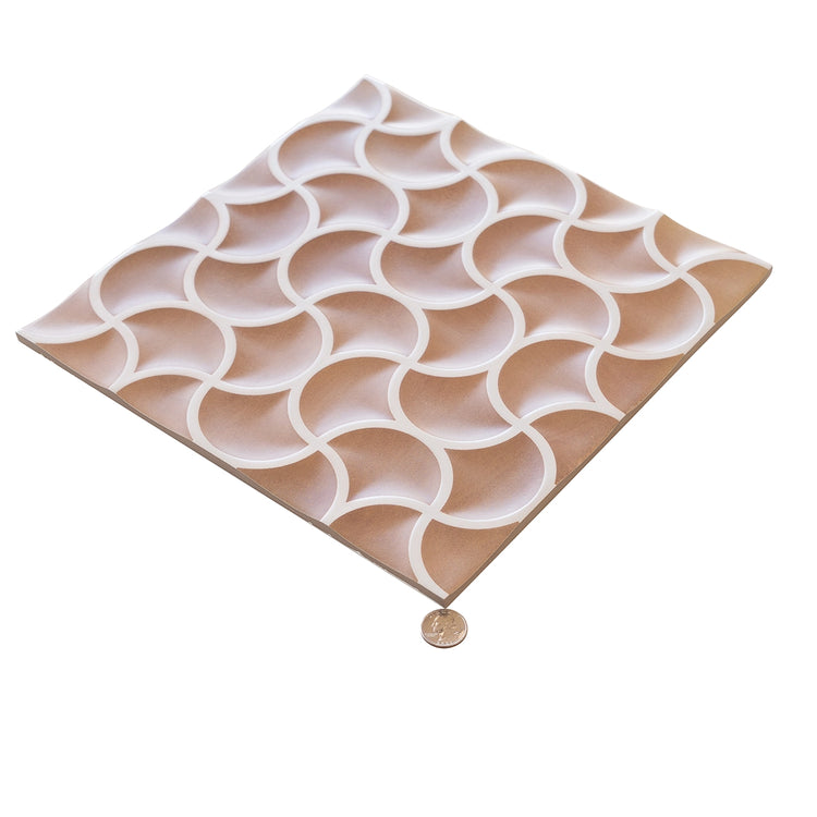 Sultana Mesh Sienna Porcelain Tile 13x13 | Tile Club