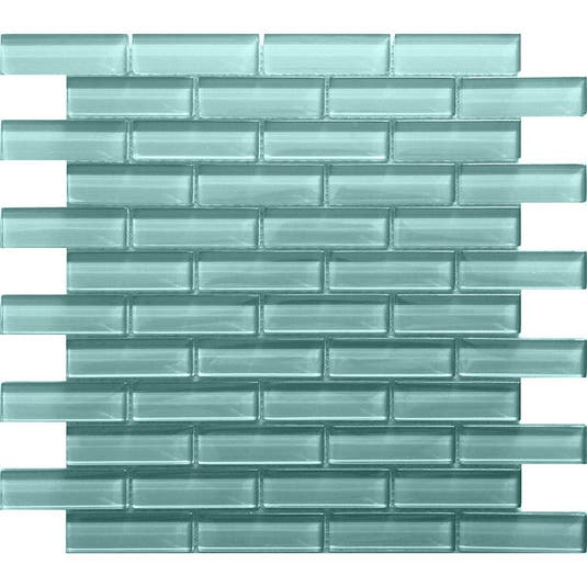 Turquoise Glass Brick Tile | Tile Club