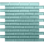 Turquoise Glass Brick Tile