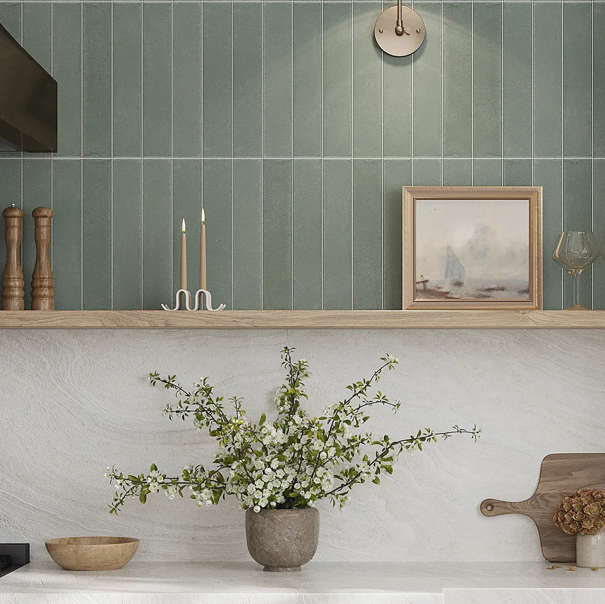 Formidus Evergreen Brick 3x16 Porcelain Tile | Tile Club