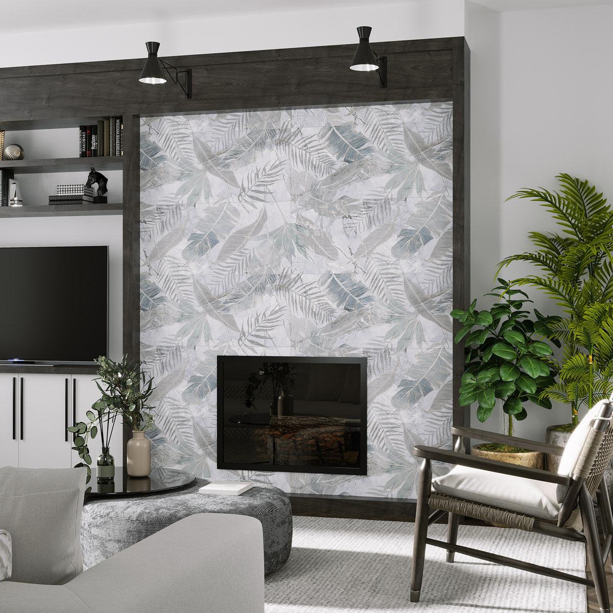 Panorama Botanical Ceramic Tile 16x48 | Tile Club