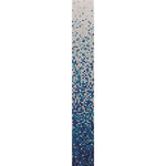White and Multi Blue Gradient Mixed Squares Glass Pool Tile