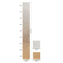 Shimmery Gold and While Gradient Mixed Squares Glass Tile DISC | Tile Club