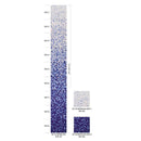 White and Blue Violet Gradient Mixed Squares Glass Pool Tile DISC | Tile Club