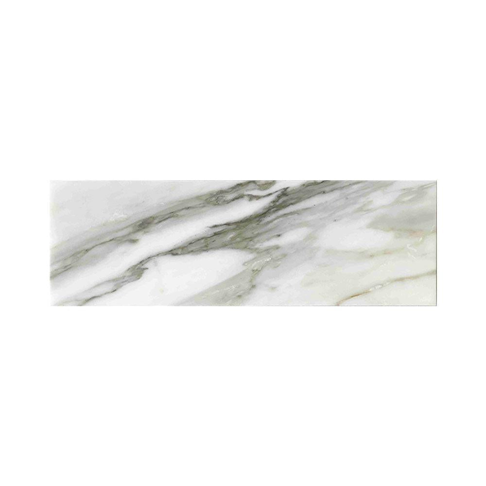 Calacatta Gold 4X12 Honed Marble Tile Sample