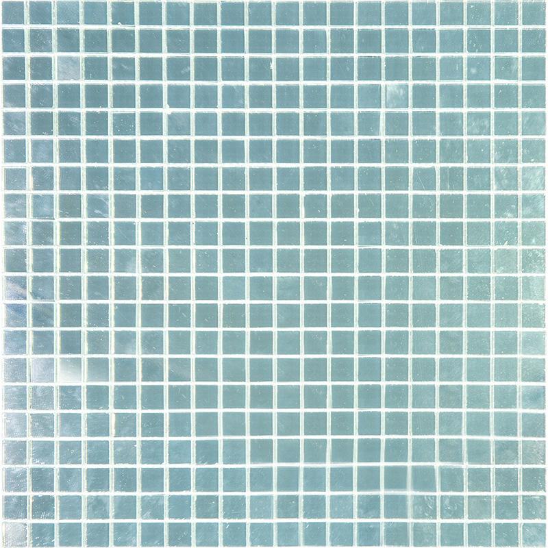 0.6" Mini Mirrored Squares Glass Tile Sample