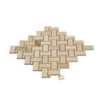 Emporio Soft Peach Onyx Porcelain Mosaic Tile | Tile Club